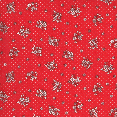 Moda Fabric 30s Playtime Bouquet Toss Scarlet 33595 18