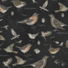 Moda Fabric Botanicals Birds Charcoal 16910 16