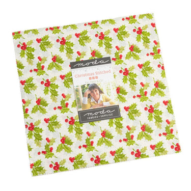 Moda Fabric Pre Cuts Moda Christmas Stitched Layer Cake 20440LC  - The Sewing Studio for sale UK - The Sewing Studio
