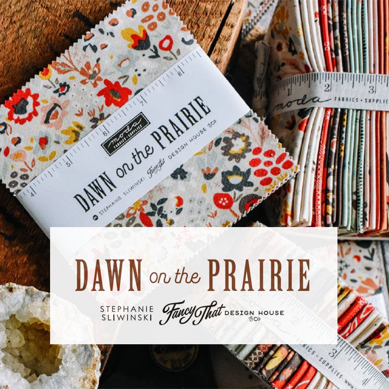 Multi-coloured Floral Moda Fabric Pre Cuts Moda Dawn On The Prairie Fat Quarter Pack 38 Piece 45570AB - The Sewing Studio