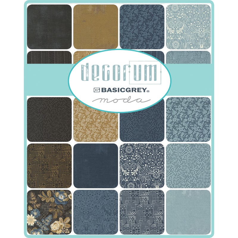 Moda Fabric Pre Cuts Moda Decorum Fat Quarter Bundle 32 Piece 30680AB  - The Sewing Studio