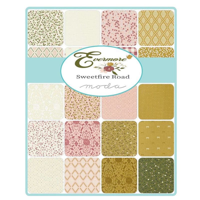 Moda Fabric Pre Cuts Moda Evermore Charm Pack 43150PP  - The Sewing Studio