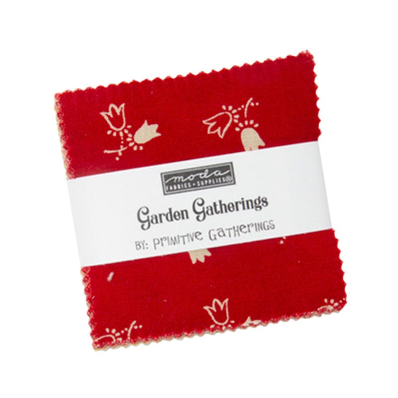 Moda Fabric Pre Cuts Moda Garden Gatherings Mini Charm 49170MC  - The Sewing Studio