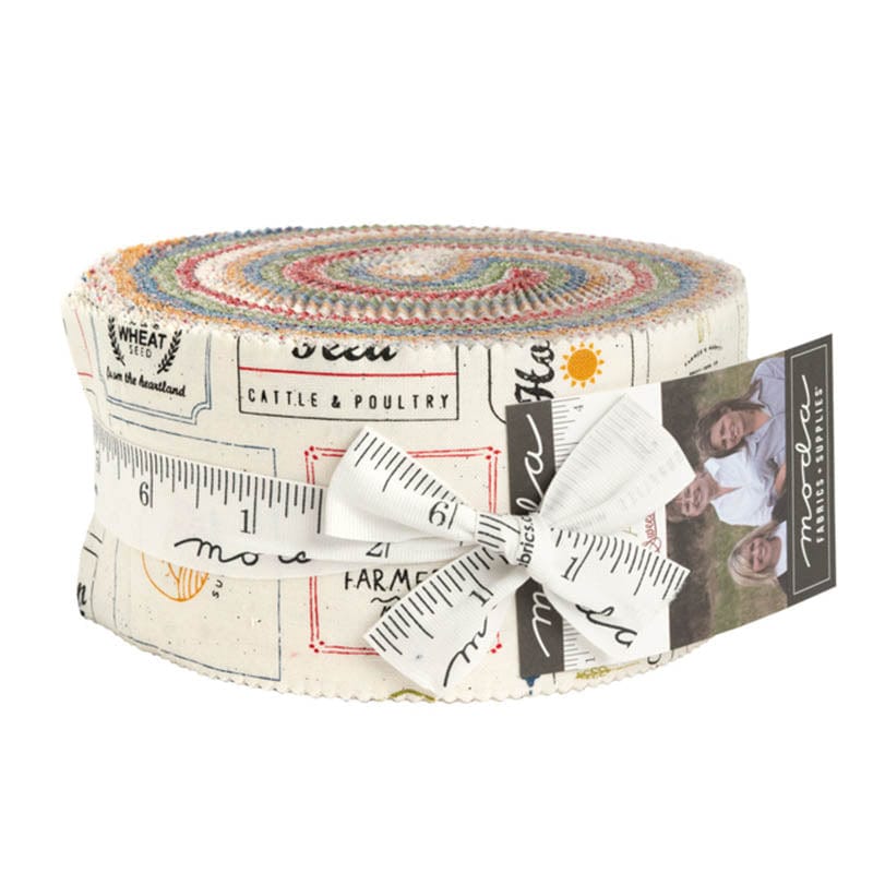 Moda Fabric Pre Cuts Moda Graze Jelly Roll 55600JR  - The Sewing Studio