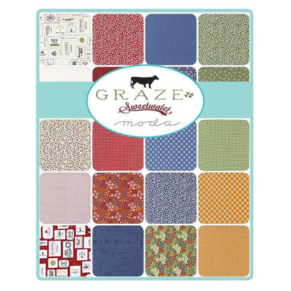 Moda Fabric Pre Cuts Moda Graze Jelly Roll 55600JR  - The Sewing Studio
