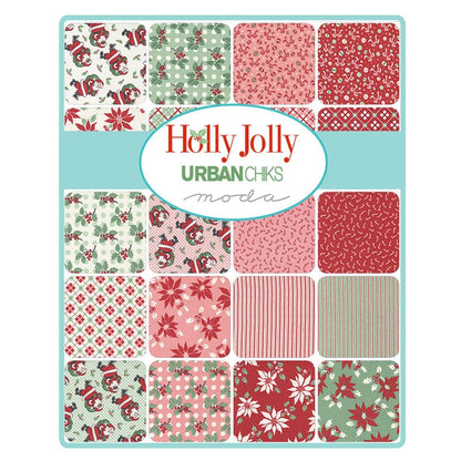 Moda Fabric Pre Cuts Moda Holly Jolly Fat Quarter Bundle 26 Piece 31180AB  - The Sewing Studio