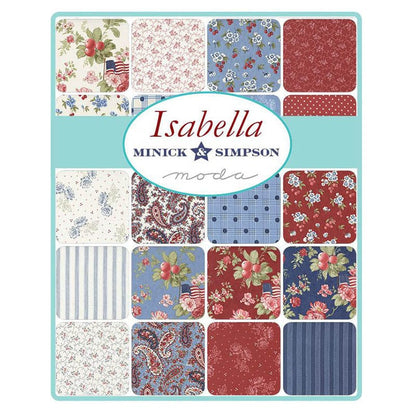 Multi-coloured Reproduction Moda Fabric Pre Cuts Moda Isabella Layer Cake 14940LC - The Sewing Studio