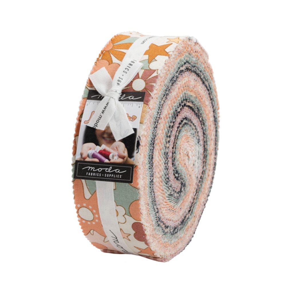 Moda Fabric Pre Cuts Moda Kitty Corn Honey Bun  - The Sewing Studio