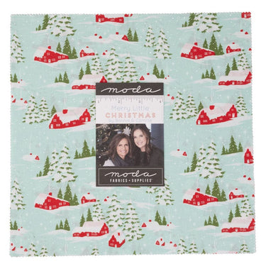 Moda Fabric Pre Cuts Moda Merry Little Christmas Layer Cake 55240LC  - The Sewing Studio for sale UK - The Sewing Studio