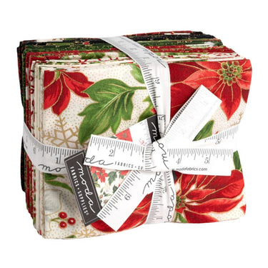 Moda Fabric Pre Cuts Moda Merry Manor Metallic Fat Quarter Bundle 23 Piece 33660ABM  - The Sewing Studio for sale UK - The Sewing Studio