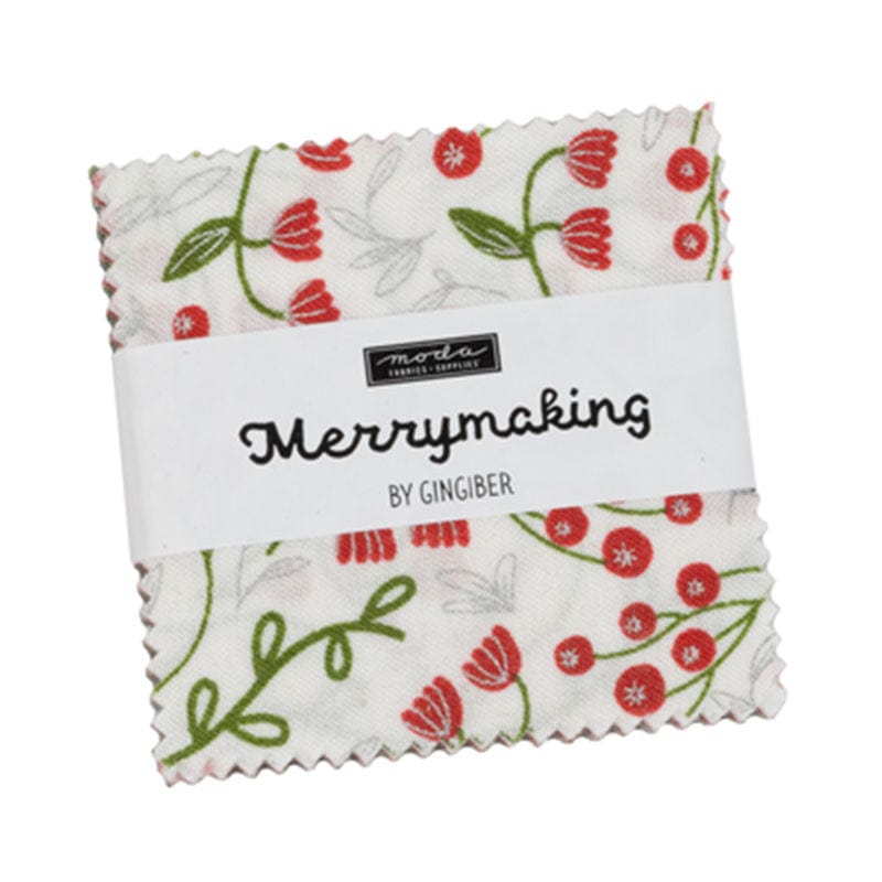 Moda Fabric Pre Cuts Moda Merrymaking Mini Charm 48340MC  - The Sewing Studio