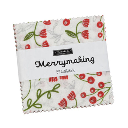 Moda Fabric Pre Cuts Moda Merrymaking Mini Charm 48340MC  - The Sewing Studio