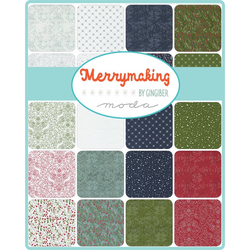 Moda Fabric Pre Cuts Moda Merrymaking Mini Charm 48340MC  - The Sewing Studio