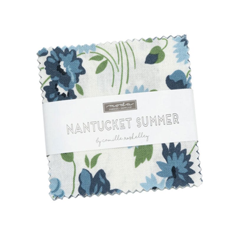 Moda Fabric Pre Cuts Moda Nantucket Summer Mini Charm 55260MC  - The Sewing Studio