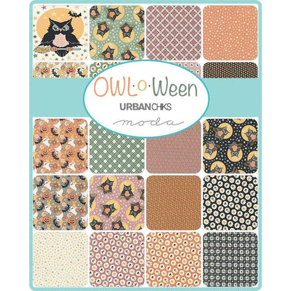 Moda Fabric Pre Cuts Moda Owl O Ween Jelly Roll 31190JR  - The Sewing Studio