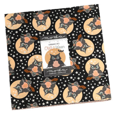 Moda Fabric Pre Cuts Moda Owl O Ween Layer Cake 31190LC  - The Sewing Studio for sale UK - The Sewing Studio