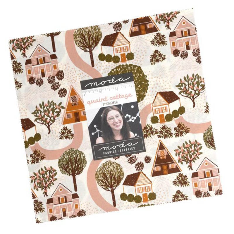 Moda Fabric Pre Cuts Moda Quaint Cottage Layer Cake 48370LC  - The Sewing Studio
