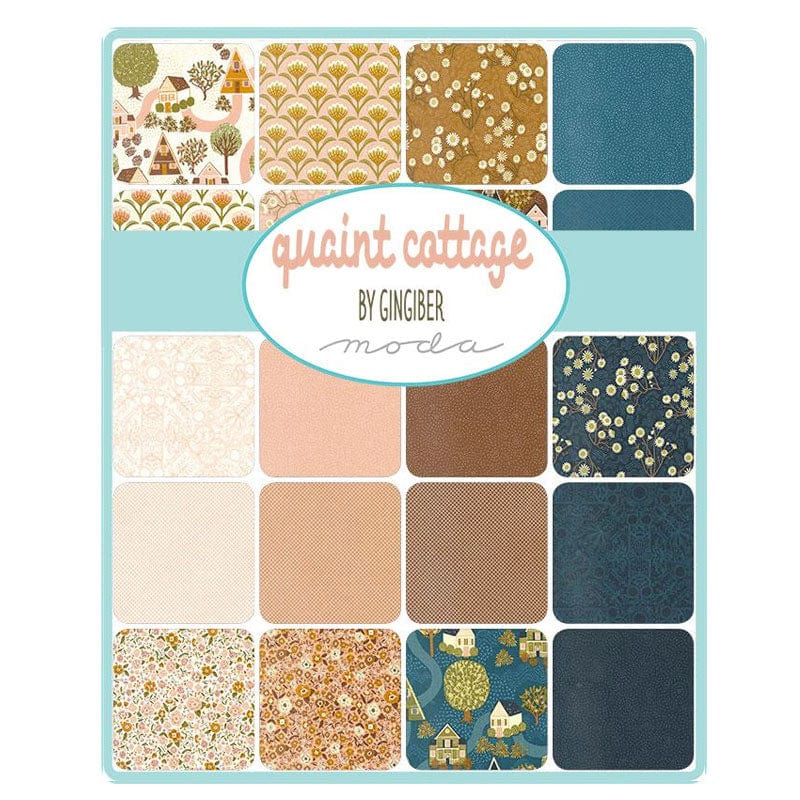 Moda Fabric Pre Cuts Moda Quaint Cottage Layer Cake 48370LC  - The Sewing Studio