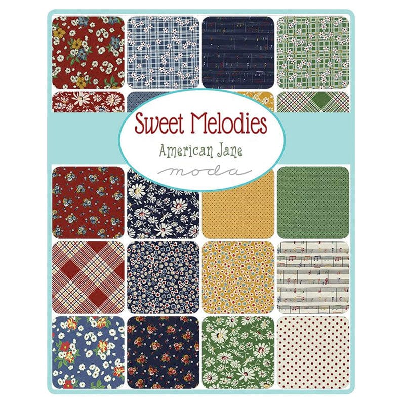 Moda Sweet Melodies Jelly Roll 21810JR | Fabric Pre Cuts