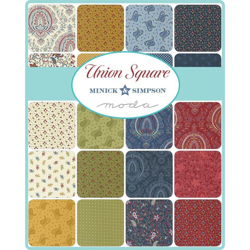 Moda Fabric Pre Cuts Moda Union Square Jelly Roll 14950JR  - The Sewing Studio