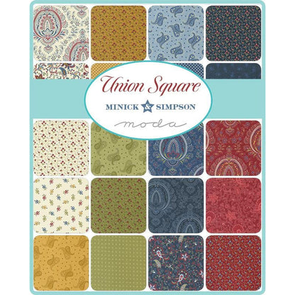 Moda Fabric Pre Cuts Moda Union Square Jelly Roll 14950JR  - The Sewing Studio