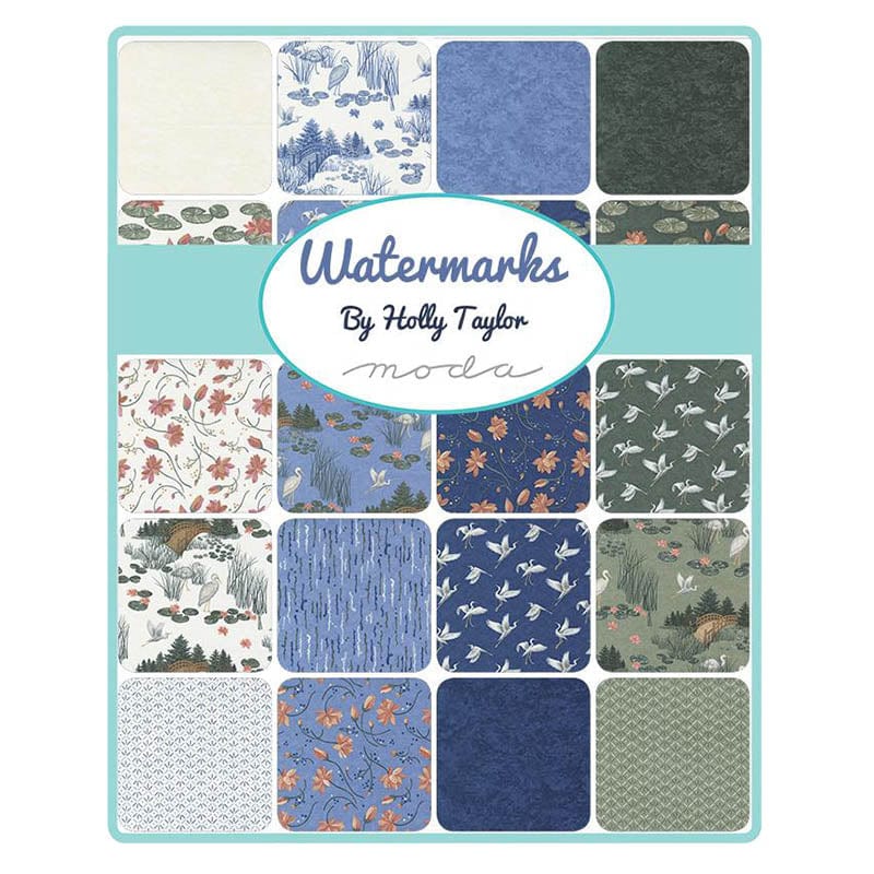 Moda Fabric Pre Cuts Moda Watermarks Fat Quarter Bundle 29 Piece 6910AB  - The Sewing Studio