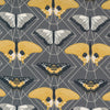 Moda Fabric Through the Woods Butterfly Prisms Charcoal 43114 12
