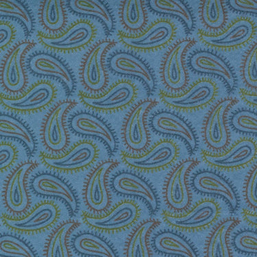 Moda Fall Fantasy Flannels Paisley Swirl River Fabric 6841 26F