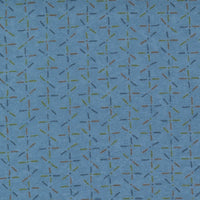 Moda Fall Fantasy Flannels Criss Cross River Fabric 6846 16F