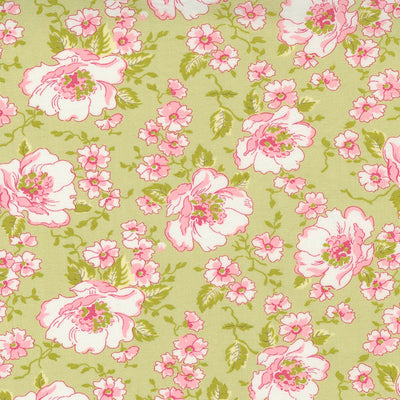 Moda Grace Romantic Roses Willow Fabric 18720 15