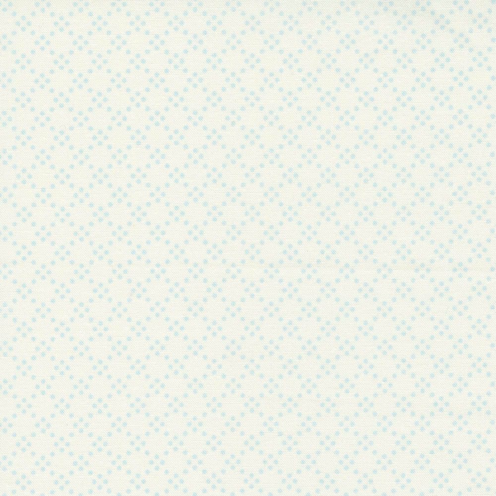 Moda Grace Tonal Dot Linen White Duck Egg Fabric 18725 14