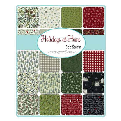 Moda Holidays At Home Jelly Roll 56070JR Swatch Image