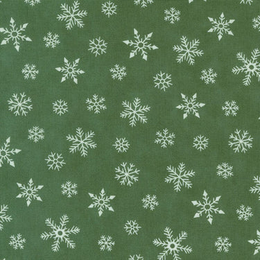 Moda Holidays At Home Winter Snowflakes Eucalyptus 56077-19 Main Image