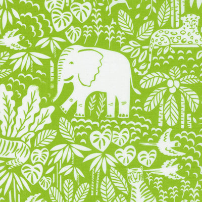 Moda Jungle Paradise Jungle Scene Seedling Fabric 20785 19