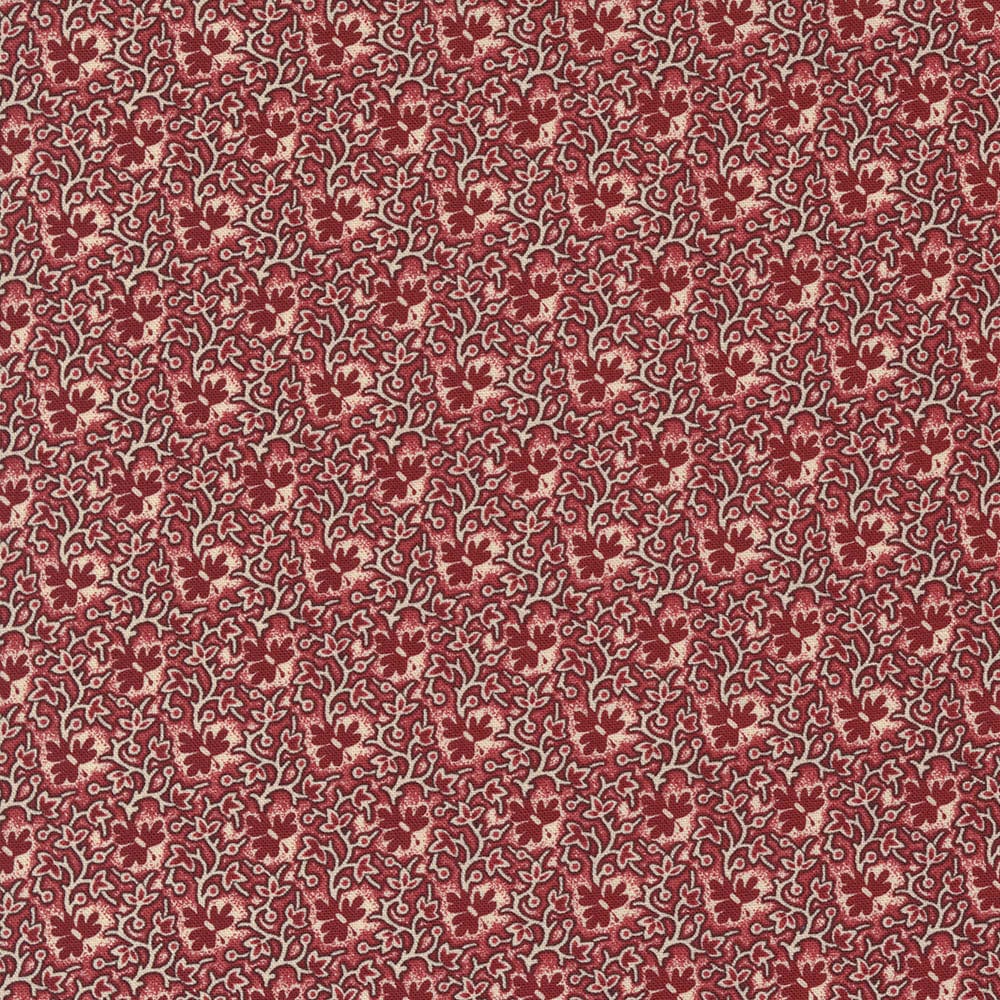 Moda Mary Anns Gift Creekside Red Fabric 31633 14