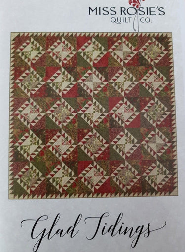 Moda Patterns Miss Rosie's Quilt Co Glad Tidings Quilt Pattern  - The Sewing Studio for sale UK - The Sewing Studio