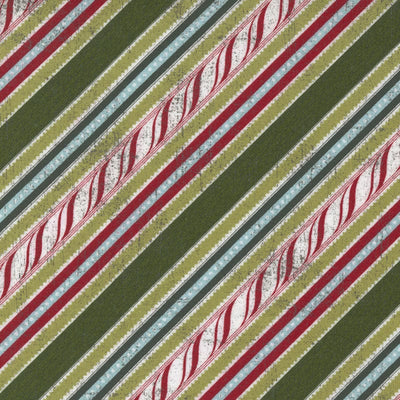 Moda Peppermint Bark Stripes Fig 30696-17