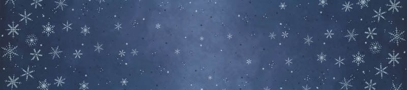 Moda Ombre Flurries Winter Snowflakes Indigo 10874-225MS Ruler Image