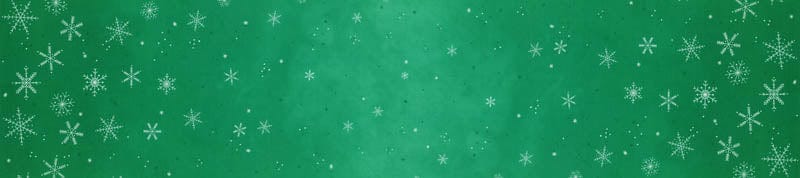 Moda Ombre Flurries Winter Snowflakes Kelly 10874-323MS Ruler Image