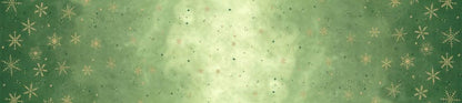 Moda Ombre Flurries Winter Snowflakes Evergreen 10874-324MG Ruler Image
