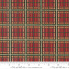 Moda Shoppes On Main Plaid Checks Crimson 6924-12 Ruler Image