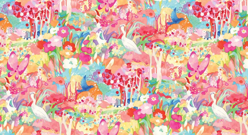 Moda Whimsy Wonderland Scenic Cotton Candy 33650-13 Ruler Image