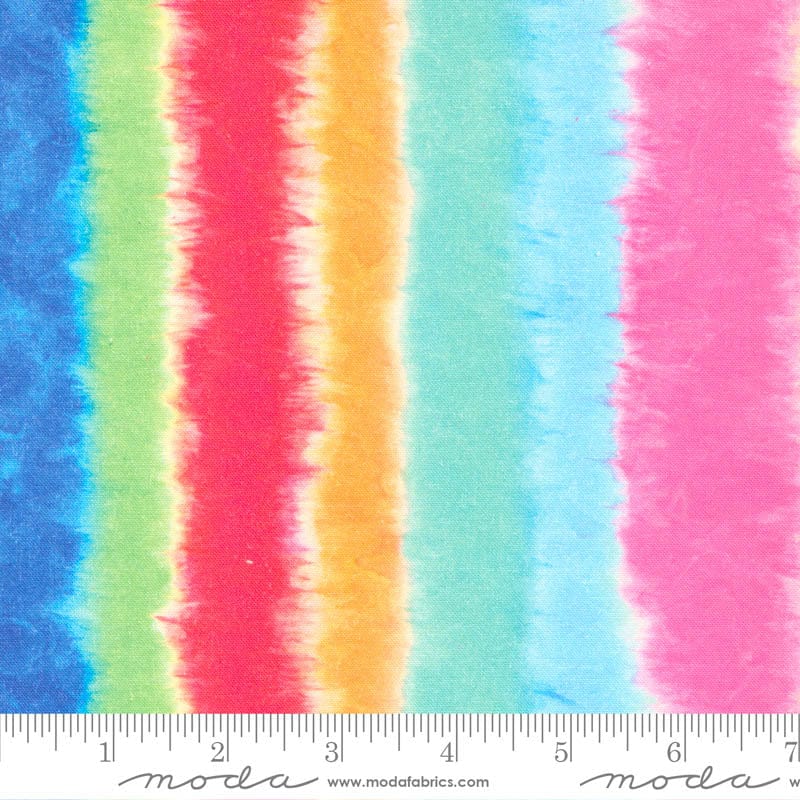 Moda Whimsy Wonderland Tie Dye Rainbow 33655-11 Ruler Image