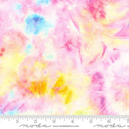Moda Whimsy Wonderland Tie Dye Background Rainbow 33657-11 Ruler Image