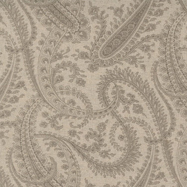 Moda Sister Bay Paisley Linen Natural Driftw Fabric 44272 35L