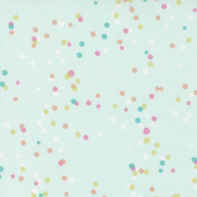 Moda Soiree Fabric Confetti Toss Mint 13377-19
