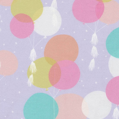 Moda Soiree Fabric Jumbo Balloons Lavender 13372-18