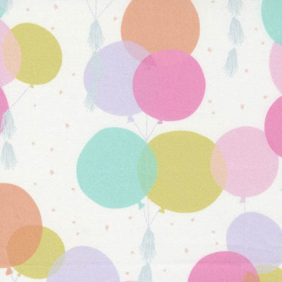 Moda Soiree Fabric Jumbo Balloons Vanilla 13372-11