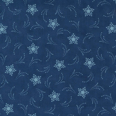 Moda Starlight Gatherings Star Flower Royal Fabric 49166 16