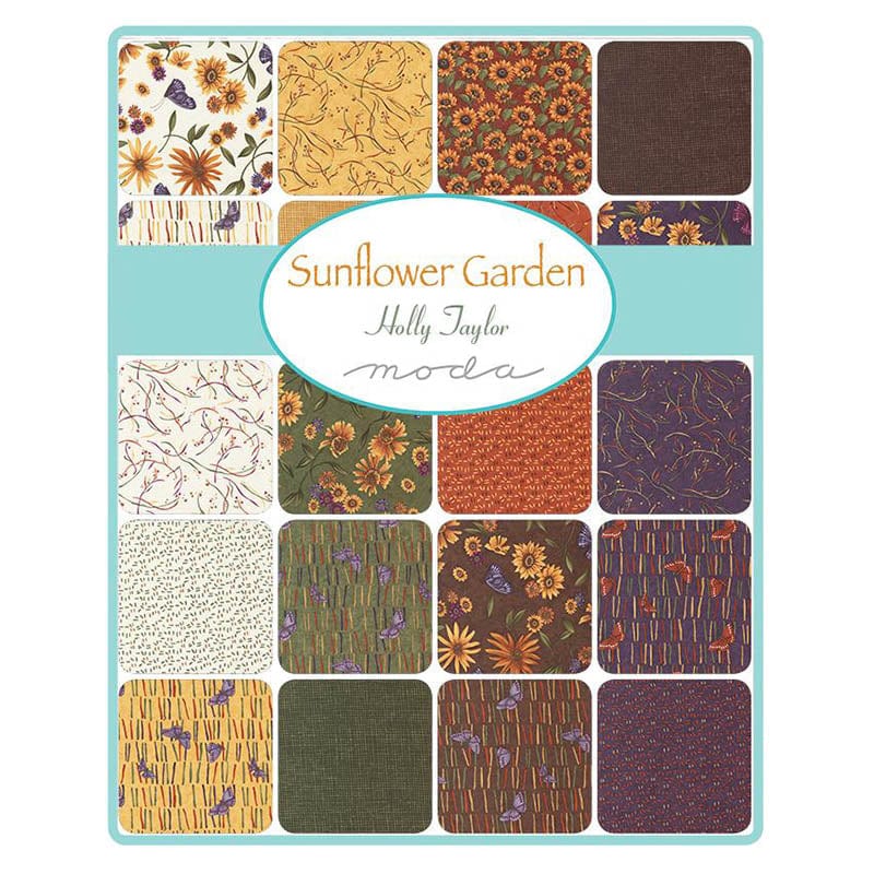 Moda Sunflower Garden Fat Quarter Bundle 31 Piece 6890AB